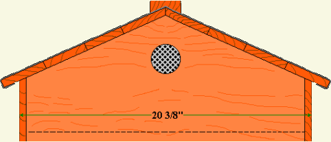 Alternative roof profile for the CDB Hive, viewed from the rear