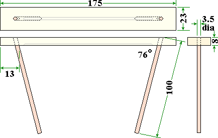 Dimensions of Frame for Kirchhain nuc (devised by Dave Cushman)