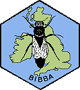 Small BIBBA logo in new colours