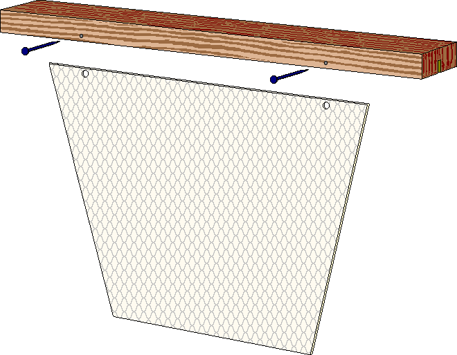 Sheet of plastic foundation, as used by John Perkins