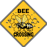 Bee Crossing, Warning symbol