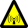 Non Ionising Radiation, Safety symbol