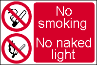 No Smoking, No Naked Light, Safety symbol
