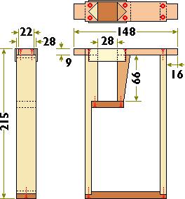 1/3rd Width B.S. Frame with cellspace
