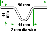 Czech strip hanging hooklet designed by Vladimir Vesely