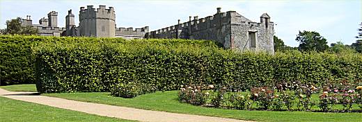 Rose garden at Ardgillan Castle