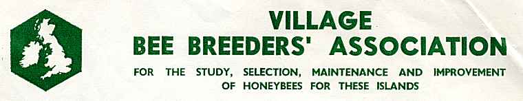 Notepaper Heading from the days when BIBBA was called Village Bee Breeders' Association (VBBA)