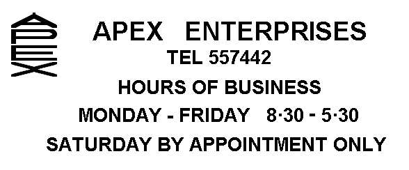 Opening Hours Notice