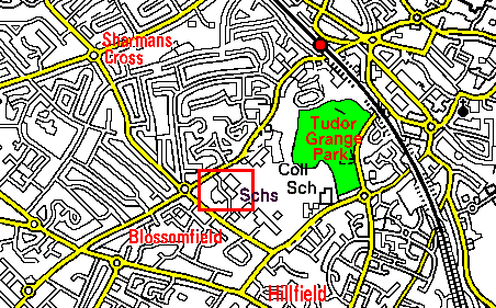 map for Alderbrook School