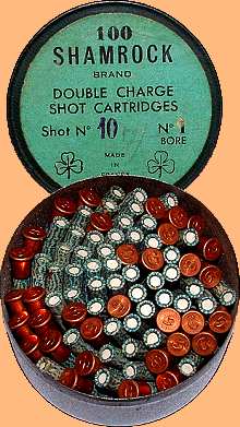 Tin of Shamrock no 1 cartridges